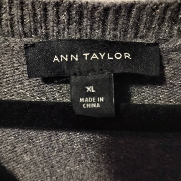 Ann Taylor Soft Gray Will Blend Sweater Dress - Picture 7 of 7